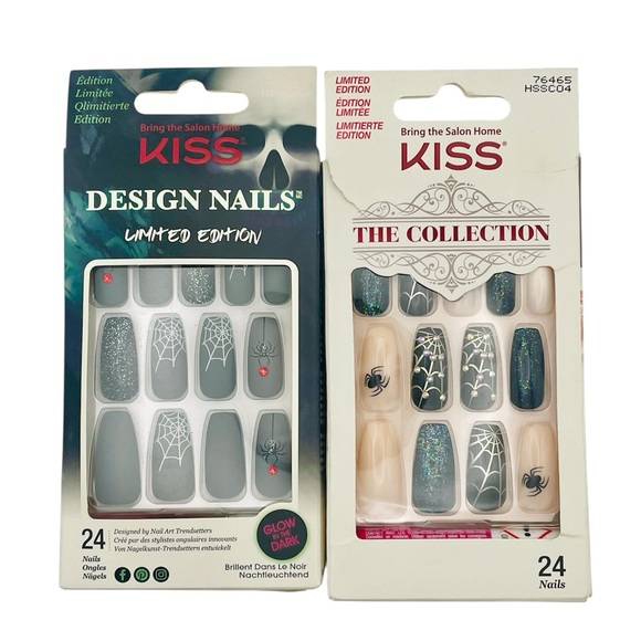 RARE‼️ KISS Limited Edition Halloween Nails - Lot of 2 - Picture 1 of 9